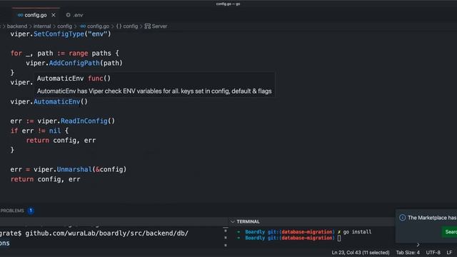 Golang Config Management Viper смотреть онлайн