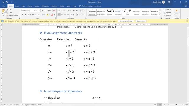 Java Operators and Type Conversions ,Math Functions,String Manipulation смотреть онлайн