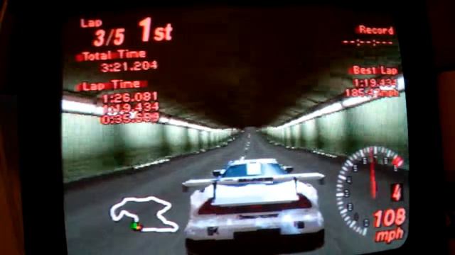 Gran Turismo 2 PS1 Race @ Trial Mountain #1 смотреть онлайн
