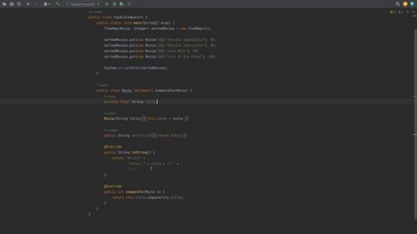#21 Java Interview - Using Custom class with TreeMap | equals() and compareTo()