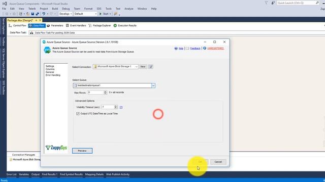 SSIS Azure Queue Storage - Bulk Read, Write, Update, Delete Queue Messages смотреть онлайн