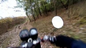 Осенняя Покатушка на иж юпитер 5 по бездорожью, положил юпитера offroad