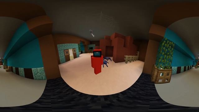 If CURSED THOMAS SPIDER was the Impostor ? Among Us Minecraft 360° смотреть онлайн