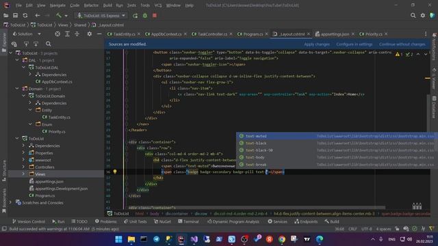 СОЗДАНИЕ ПРОЕКТА НА ASP.NET CORE - ToDoList смотреть онлайн