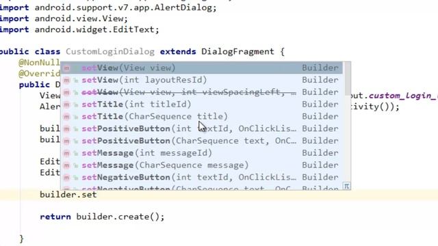 Android Dialog With Custom Login Layout смотреть онлайн