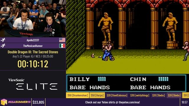 Double Dragon III: The Sacred Stones [Any% (2 Player A)] - #ESASummer19 смотреть онлайн