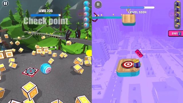 ✅ Satisfying Mobile Games - Ball Run 2048 Vs Juice Run - All Level Gameplay смотреть онлайн