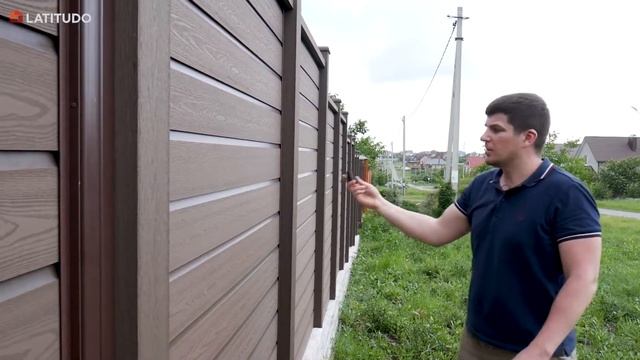 Забор под ключ из ДПК - коротко смотреть онлайн