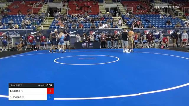 138 Lbs Round Of 32 - Thomas Crook, Florida Vs Connor Pierce, Pennsylvania 4d93