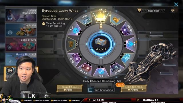 Spinning Syracuse Lucky Wheel 100x in Infinite Galaxy смотреть онлайн