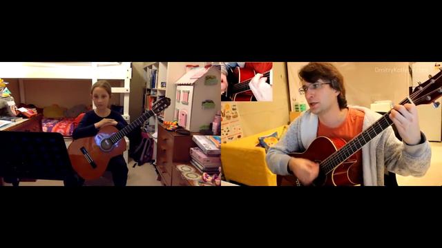 В траве сидел кузнечик, играем боем, часть 1 (урок со Светой) смотреть онлайн