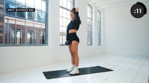 ПОДТЯНУТЫЕ НОГИ И ОКРУГЛАЯ ПОПА на домашней тренировке (с гантелями)