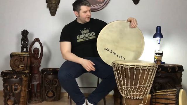 Как сохранить кожу на Djembe Джембе и Шаманские бубны ,Бендиры в зимний сезон ! смотреть онлайн