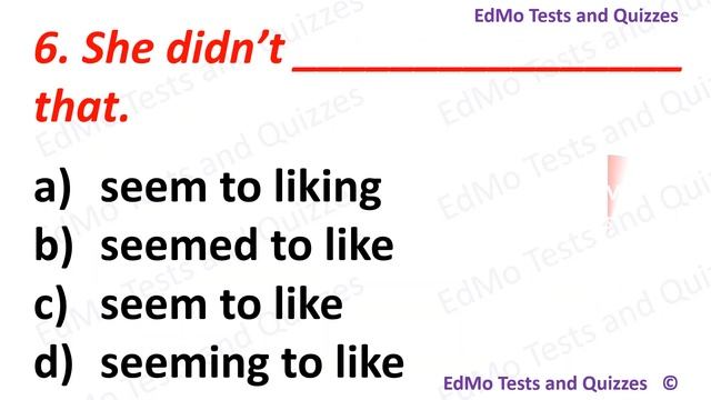 ENGLISH GRAMMAR TEST - 35. CAN YOU SCORE 10/10? Grammar Quiz. English Test. смотреть онлайн