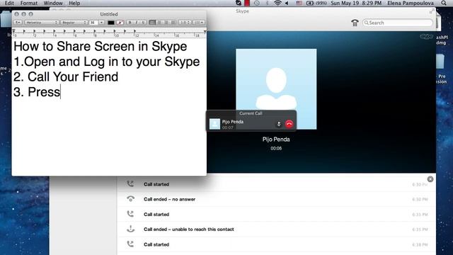 How To Share Your Screen Skype Apple Mac