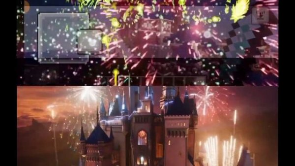 Disney 100 Years of Wonder Logo But it's a Minecraft & Original