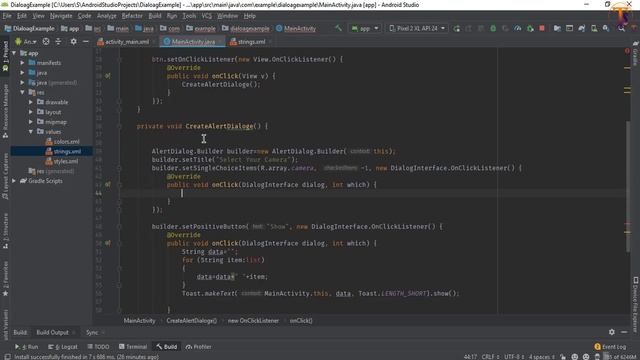 Android tutorial - 49 - How Create AlertDialog with Array List Radio Button Item смотреть онлайн