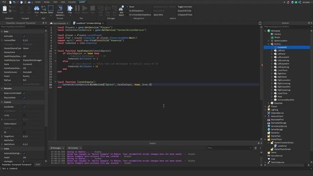 How To Add SPRINT in ROBLOX STUDIO with CODE (Beginner Friendly Shift to Sprint Tutorial) смотреть онлайн
