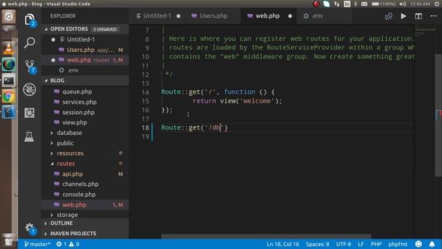 Laravel tutorial #15 Database and Model смотреть онлайн