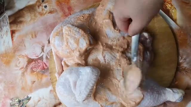 Курочка в духовке #табака #рецепт #кулинарныйблог смотреть онлайн
