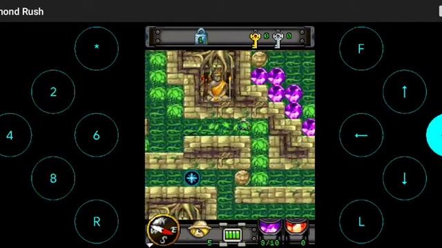 Diamond Rush java on android | J2ME Loader | Angkor Wat • stage 1 | anSean смотреть онлайн