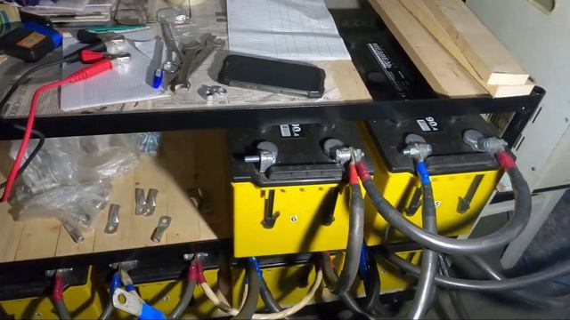 Солнечная Электростанция. Тест акк. после 3-х лет работы.