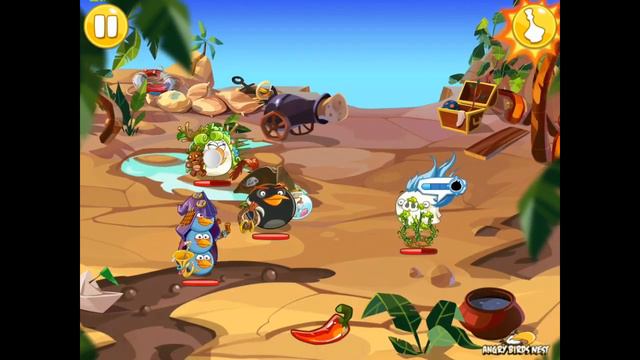 Angry Birds Epic Great Cliffs Level 4 Walkthrough