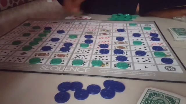 Me and my friend playing SEQUENCE boardgame смотреть онлайн