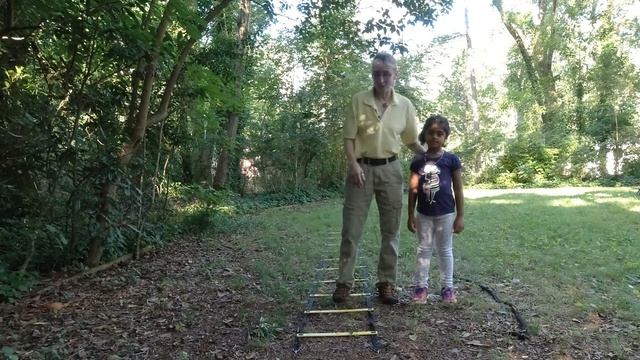 #22 Agility Ladder Forward/Back Jumps: Pediatric Physical Therapy Coordination Drills смотреть онлайн