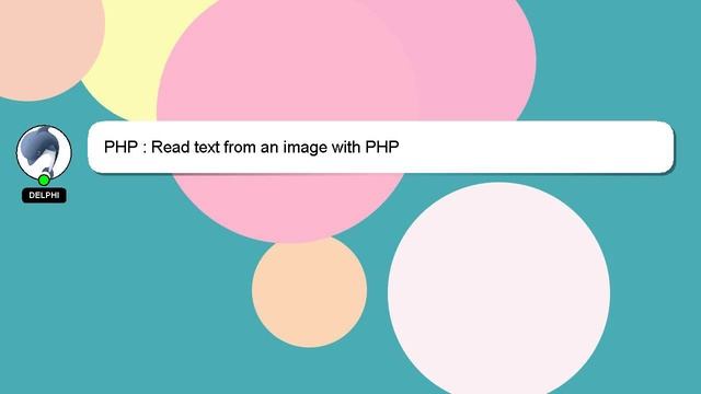 PHP : Read text from an image with PHP смотреть онлайн