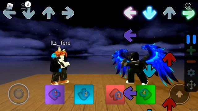 using an auto clicker to win and basically FNF on Roblox смотреть онлайн