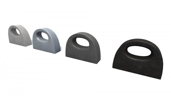 3D model.  Mooring pipe C. Клюз.