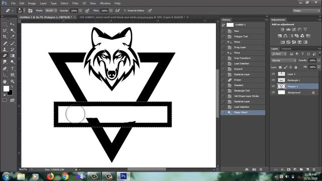 Logo Design Tutorials || In Adobe Photoshop CS6 || Photoshop Tutorial смотреть онлайн