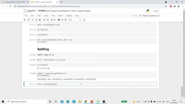 33. Numpy Split for Python (Hindi) смотреть онлайн