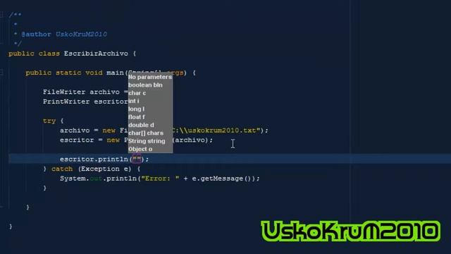 Escribir archivo de texto (.TXT) con Java | Curso Java # 42 смотреть онлайн