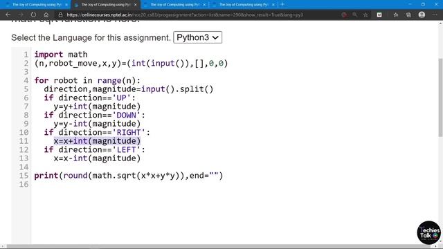 NPTEL The Joy of Computing using Python Week 5 Programming Quiz Assignment Solutions | Swayam 2022 смотреть онлайн