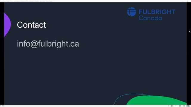 Preparing a Successful Application for the Traditional Fulbright Student Awards смотреть онлайн