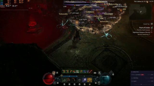 Diablo 4 Golem Necro T64 300% speed смотреть онлайн