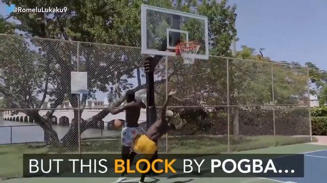 Paul Pogba and Romelu Lukaku hit the basketball court | FOX SOCCER смотреть онлайн
