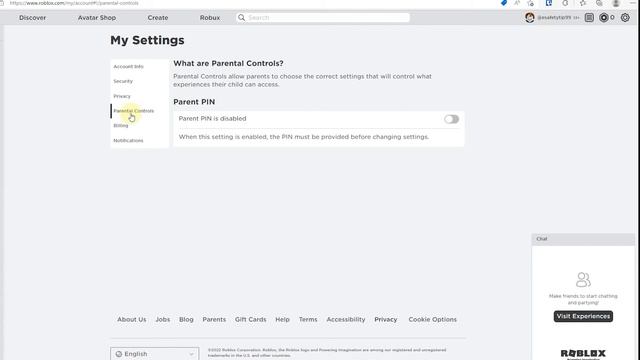 Roblox Parent Pin How to Enable смотреть онлайн