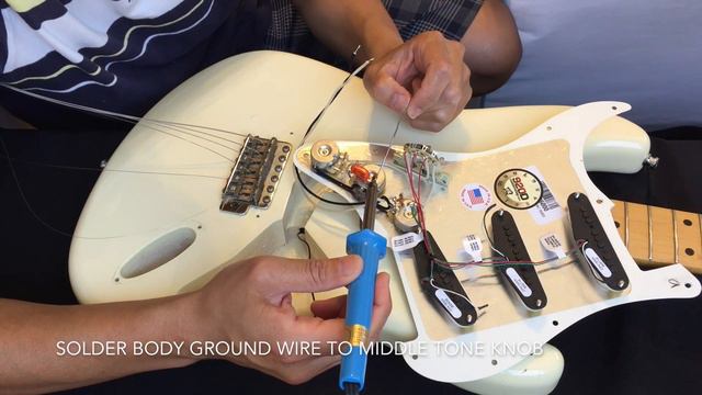 How To Install Pre-loaded Pickguard Onto Vintage MIJ Fender Stratocaster