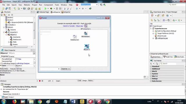 Exportando dataset para Word - Exportação no delphi Parte II смотреть онлайн