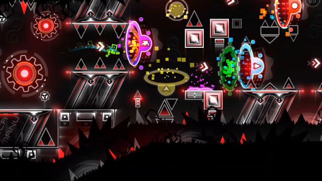 abuse of darkness by Exen extreme demon in geometry dash смотреть онлайн