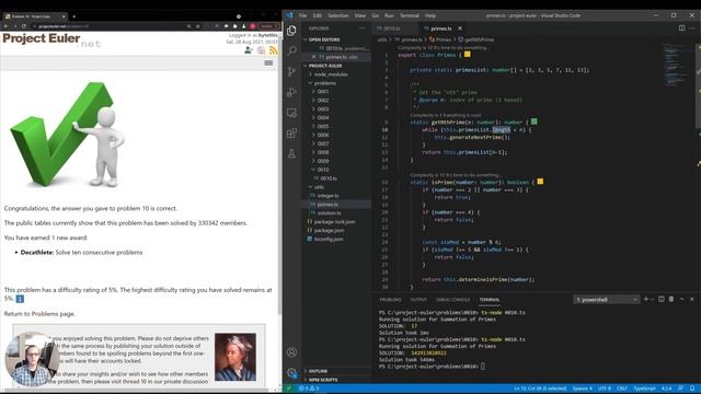 #10: Summation of Primes - Project Euler смотреть онлайн