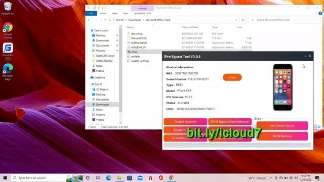 BYPASSER ICLOUD iOS 15.7 - 16 NEW (SIM WORKS) смотреть онлайн
