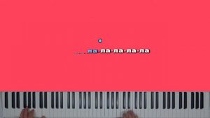 Клава Кока - ЛА ЛА ЛА | караоке | на пианино