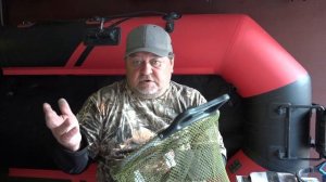 Тюнинг лодки ПВХ . Крепление садка на лодку .