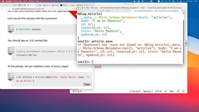 แปลงโค้ด Ruby on Rails จาก Rails guide เป็น Phoenix on Elixir смотреть онлайн