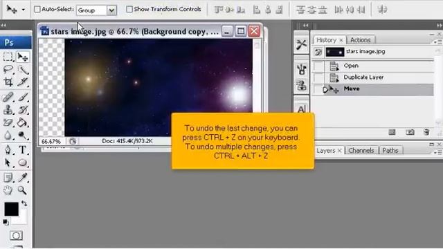How to use the History Palette in PhotoShop - Adobe Photoshop Tutorials смотреть онлайн