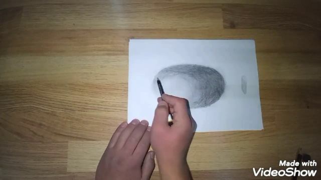Как нарисовать 3D рисунок шара на бумаге за 6 минут/3D drawing of ball /3Д Шар/3D ball смотреть онлайн